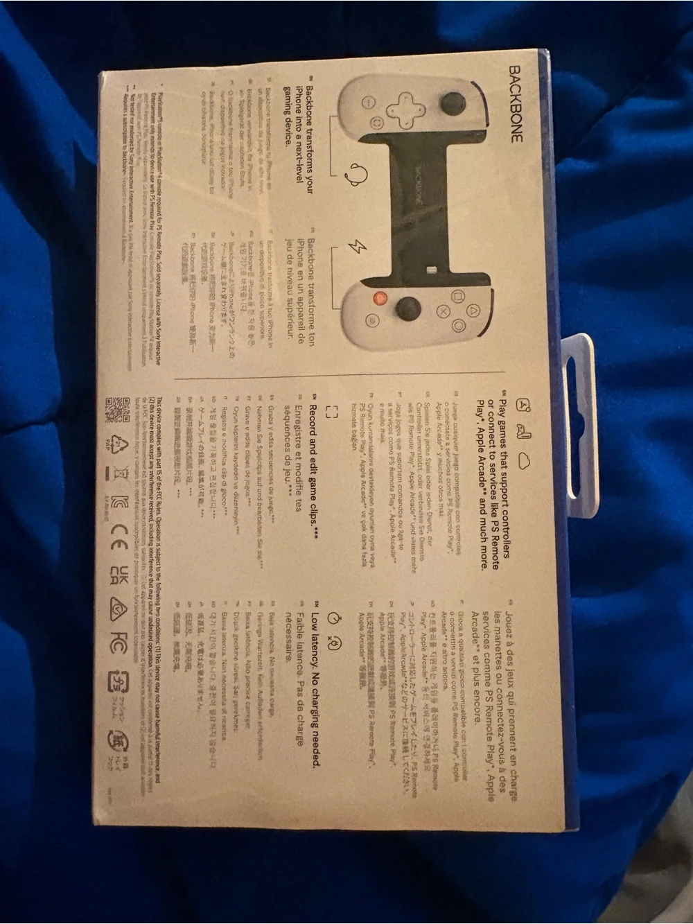 Sony Backbone Mobile Gaming Controller in White